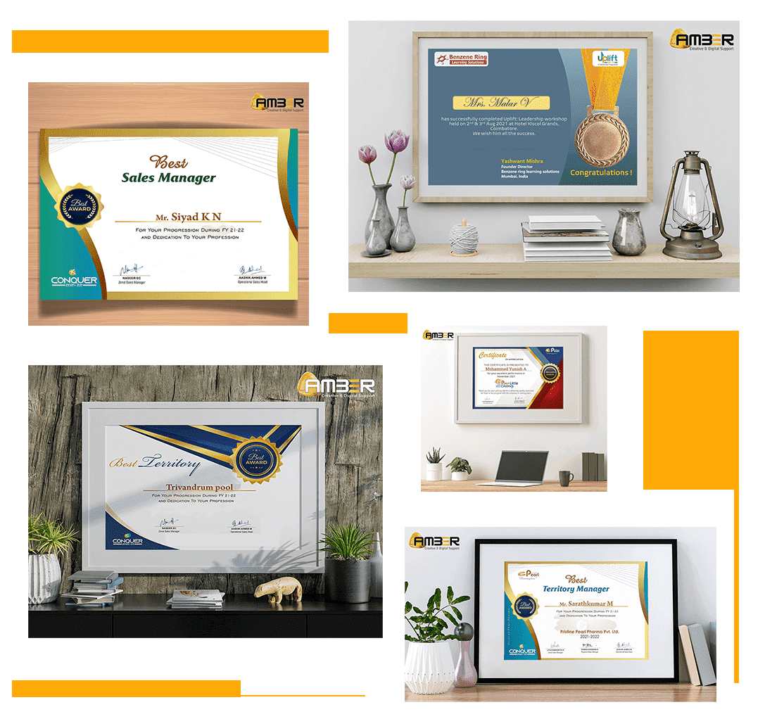 top 10 certificates designing company